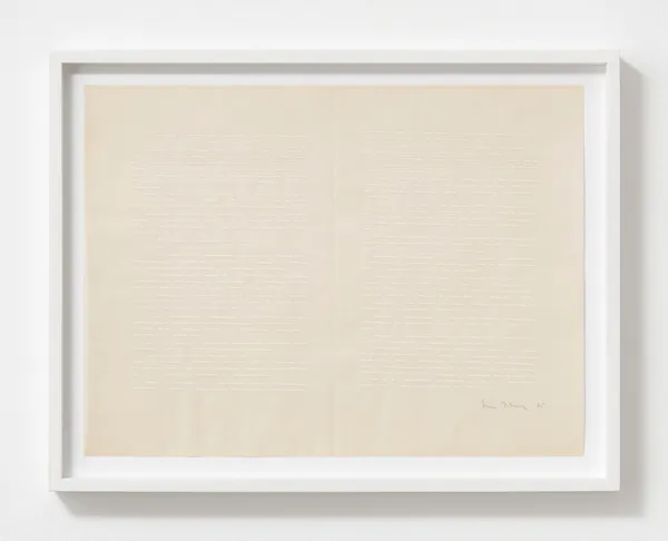 Irma Blank, Trascrizioni, 1975