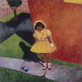 Little Girl with Yellow Dress from The Chicano Collection