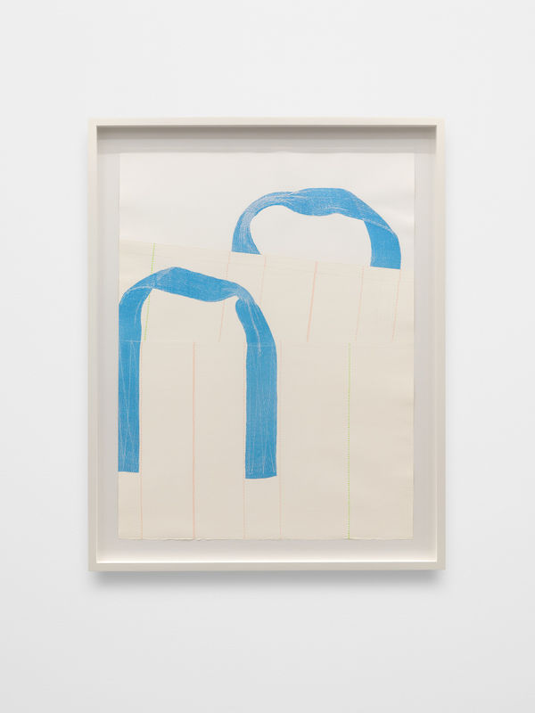 Zarouhie Abdalian flexible intermediate bulk container (i), 2022 Collagraph, softground etching, silkscreen and chine-collé on BFK 39 3/8 x 31 1/8 x 2 in 100 x 79.1 x 5.1 cm Edition of 5 plus 3 artist's proofs (#1/5)