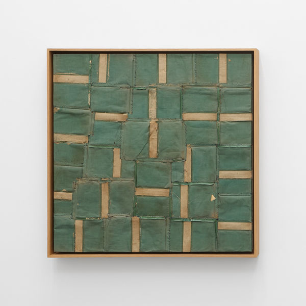 Samuel Levi Jones Supremacy, 2022 Deconstructed Harvard Classics books on canvas 30 x 30 in 76.2 x 76.2 cm Framed: 31 3/4 x 31 3/4 x 3 1/2 in 80.6 x 80.6 x 8.9 cm