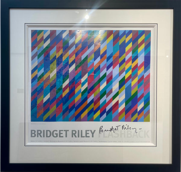 Bridget Riley, Flasshback Signed Exhibition Poster , 2009