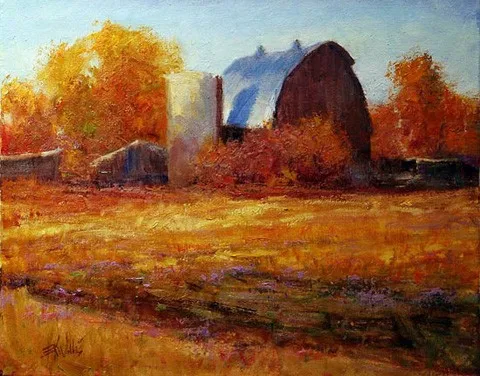 Eric Wallis, Fall Silo Barn