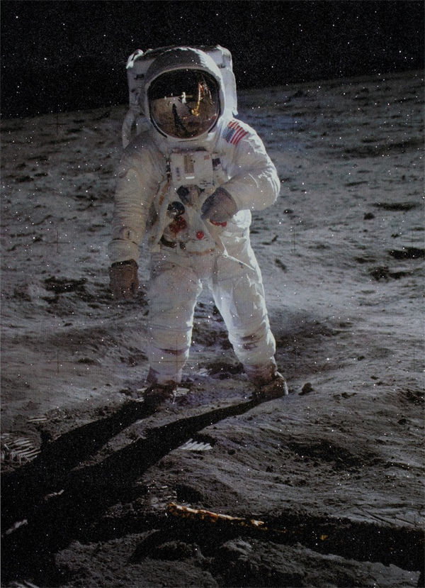 Russell Young, Man On Moon, 2024