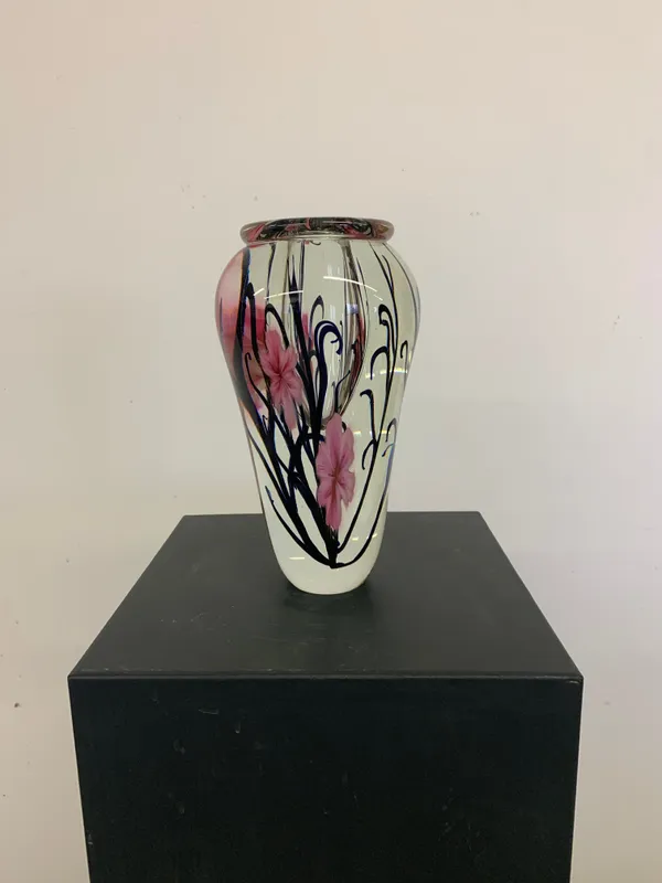 Tim Lotton, Pink Cherry Blossom Vase