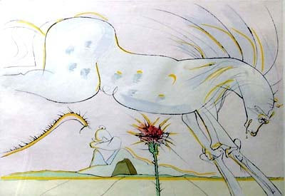 Dali, Le Cheval Et Le Loup