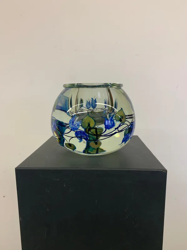 Tim Lotton, Blue off the Vine Bleeding Heart Bowl