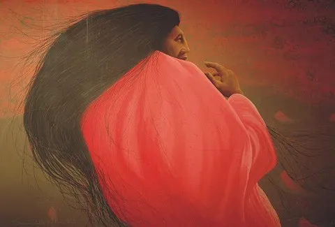 Frank Howell, Untitled Figure in Red 1988