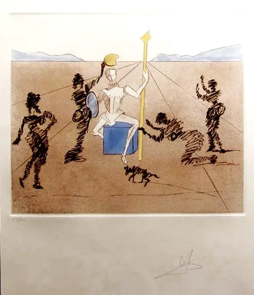 Dali, Historia de Don Quichotte Suite: The Golden Helmet of Mandrino