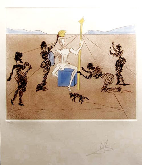 Dali, Historia de Don Quichotte Suite: The Golden Helmet of Mandrino