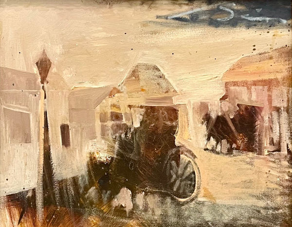 Earl Biss, Carriage on a Stormy Afternoon , 1994