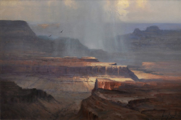 Andre Balyon, Summer Storm Over the Grand Canyon