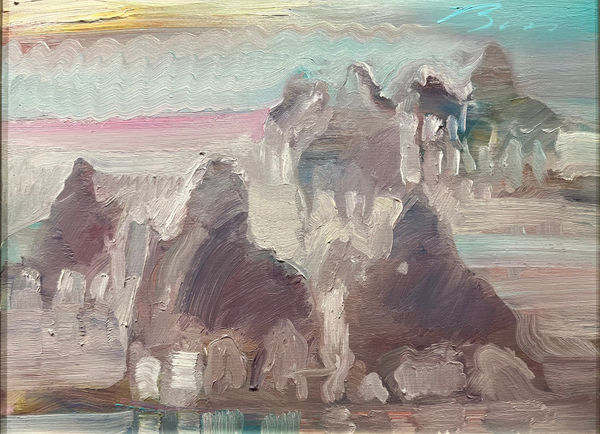 Earl Biss, A Vision Sketch in Pleasant Oil