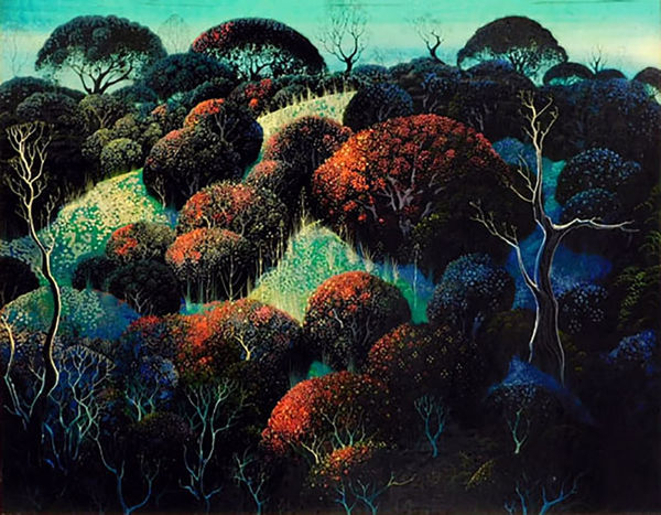 Eyvind Earle, Holly Covered Hills