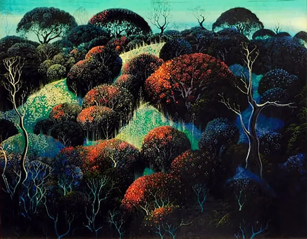 Eyvind Earle, Holly Covered Hills