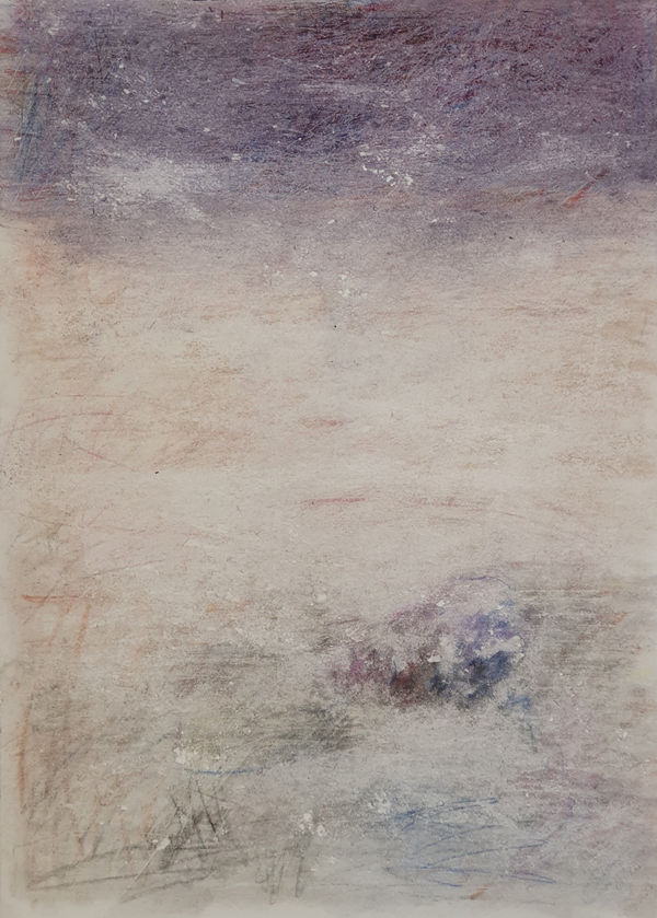 Zsolt Berszán Untitled, 2022 colored pencil on paper 70 x 50 cm 27 1/2 x 19 3/4 in