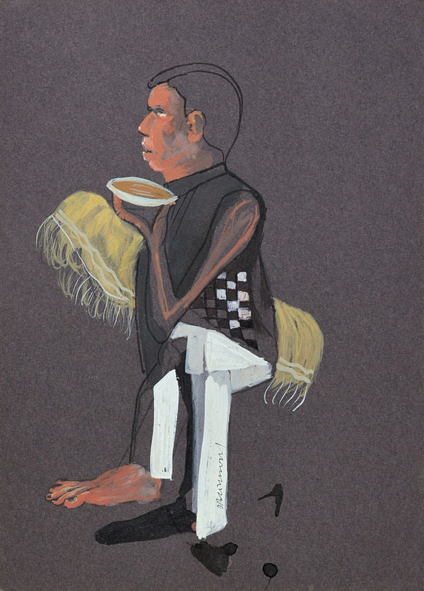 Vikrant Bhise Existence: Conflicts, Poverty 13, 2022 Gouache on paper 17.8 x 12.7 cm 7 x 5 in