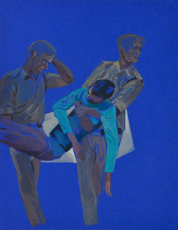 Vikrant Bhise Protest VII, 2023 Gouache on paper 22.9 x 17.8 cm 9 x 7 in