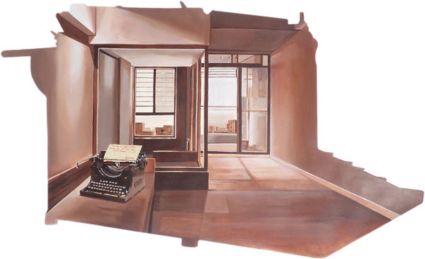 Bhartti Verma Time worn, 2015 Rice paper and acrylic on paper 62.2 x 91.4 cm