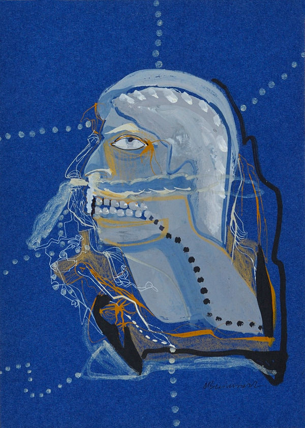 Vikrant Bhise Existence: Conflicts, Poverty 46, 2022 Gouache on paper 17.8 x 12.7 cm 7 x 5 in
