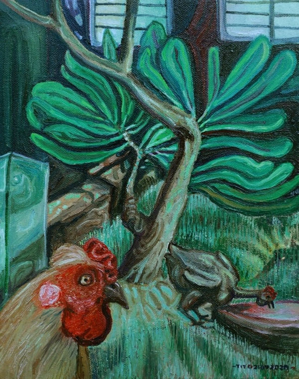 Tito Stanley SJ, Chicken couples, 2020