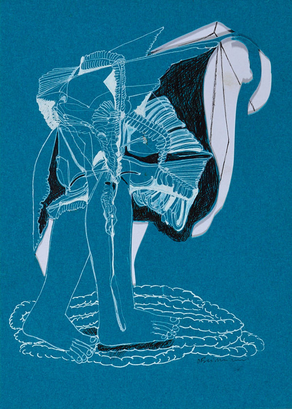 Vikrant Bhise Existence: Conflicts, Poverty 68, 2022 Gouache on paper 17.8 x 12.7 cm 7 x 5 in