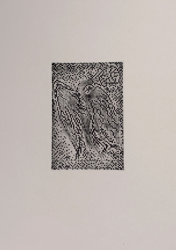 Madhu Das Exile in a Forest, 2021 Intaglio technique/Dry point on Fabriano Rosapina Paper 25 x 36 cm 9 7/8 x 14 1/8 in Edition of 10, 6/10 plus 2 AP