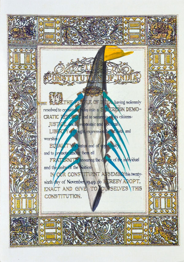 Vikrant Bhise Preamble Series I (3), 2023 Gouache on paper 29.7 x 21.1 cm 11 3/4 x 8 1/4 in