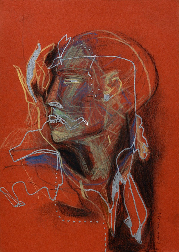 Vikrant Bhise Existence: Conflicts, Poverty 21, 2022 Gouache on paper 17.8 x 12.7 cm 7 x 5 in