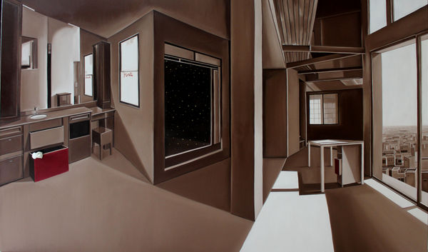 Bhartti Verma Aroha - odium, 2021 Oil on Canvas 91.4 x 152.4 cm