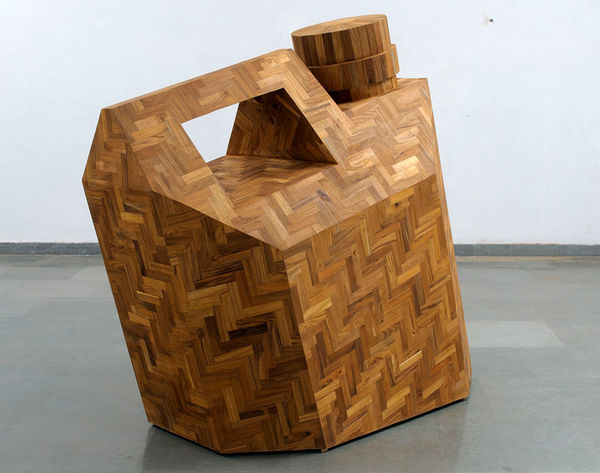 Atul Bhalla Nothing Reached Home, 2009 Wood 152.4 x 121.9 x 182.9 cm 60 x 48 x 72 in Unique