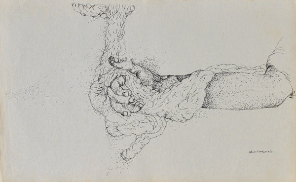 Vikrant Bhise Sanitary Workers I (15), 2022-23 Pen on paper 14 x 21.6 cm 5 1/2 x 8 1/2 in