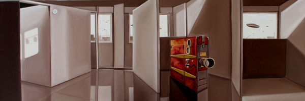 Bhartti Verma Memories, 2021 Oil on Canvas 30.5 x 91.4 cm