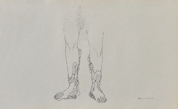 Vikrant Bhise Sanitary Workers I (03), 2022-23 Pen on paper 14 x 21.6 cm 5 1/2 x 8 1/2 in