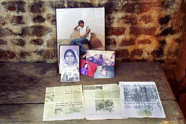 Ravi Agarwal Old Family Photographs Bhatti Mines Village Delhi (Bhatti Mines Series), 2011 Archival Photographic Prints on Hannamule Rag White 310gsm Archival Paper 30.5 x 45.7 cm 12 x 18 in Edition of 5 plus 2 artist's proofs