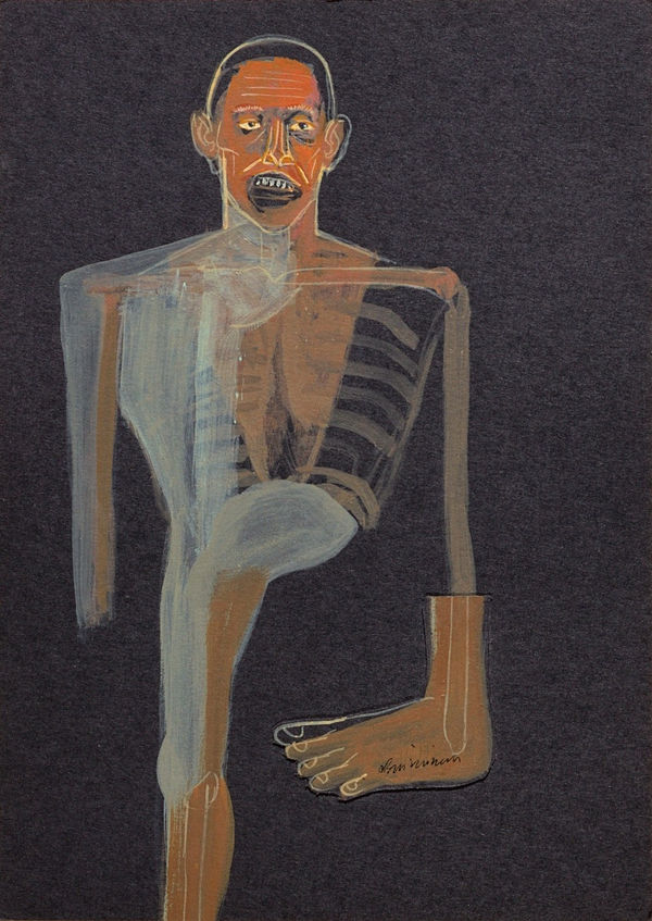 Vikrant Bhise Existence: Conflicts, Poverty 19, 2022 Gouache on paper 17.8 x 12.7 cm 7 x 5 in