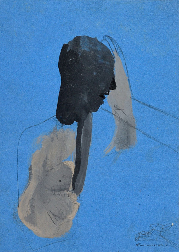 Vikrant Bhise Existence: Conflicts, Poverty 56, 2022 Gouache on paper 17.8 x 12.7 cm 7 x 5 in