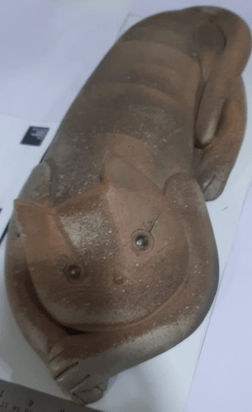 Jyotsna Bhatt Untitled Clay 9 x 47 x 47 cm 3 1/2 x 18 1/2 x 18 1/2 in (h X d X w)