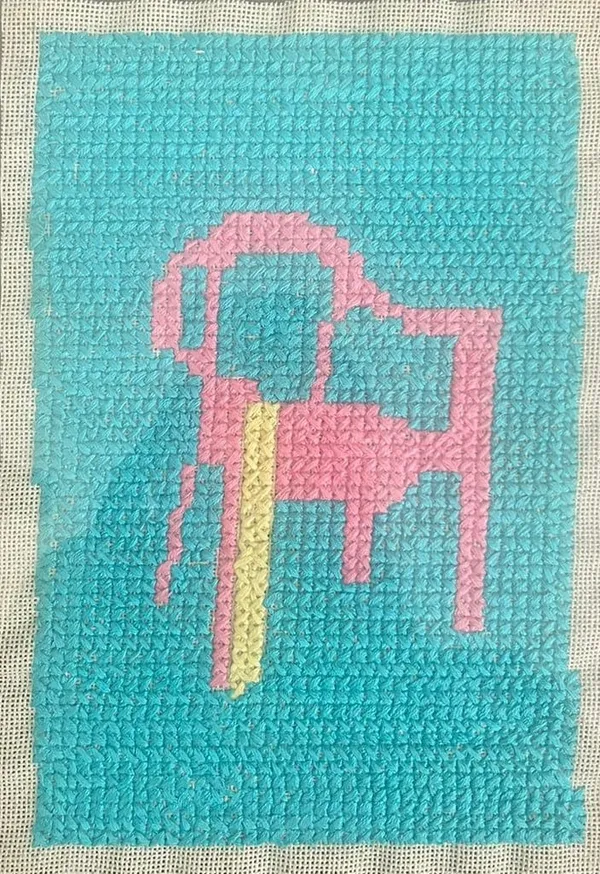 Anikesa Dhing, Plastic Chair, 2023