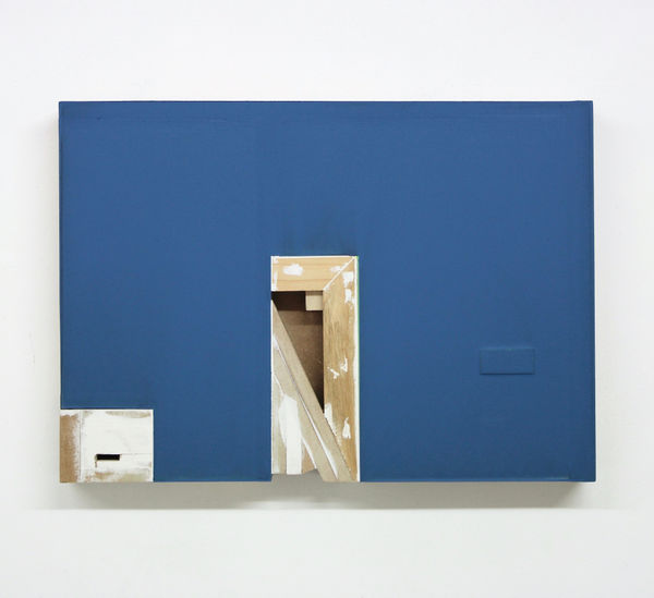Molly Thomson, Untitled (blue, with slot and recess)