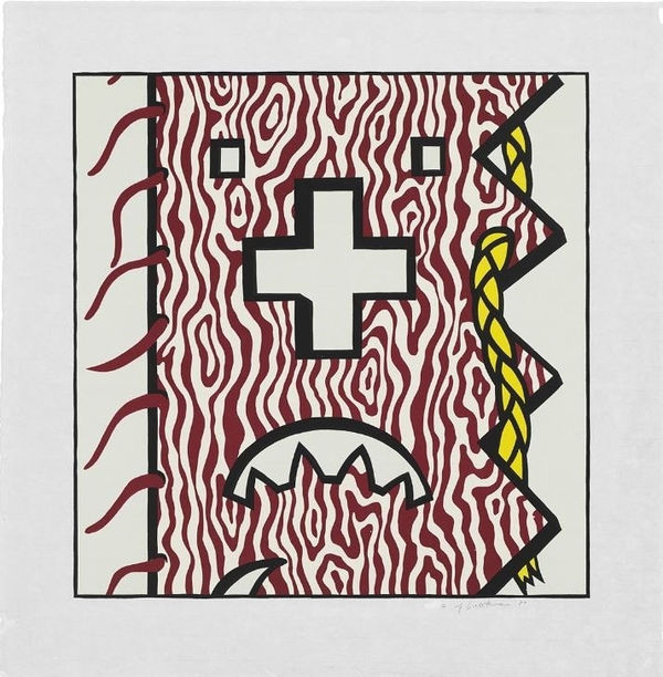 Roy Lichtenstein, American Indian Theme IV (C.163), 1980