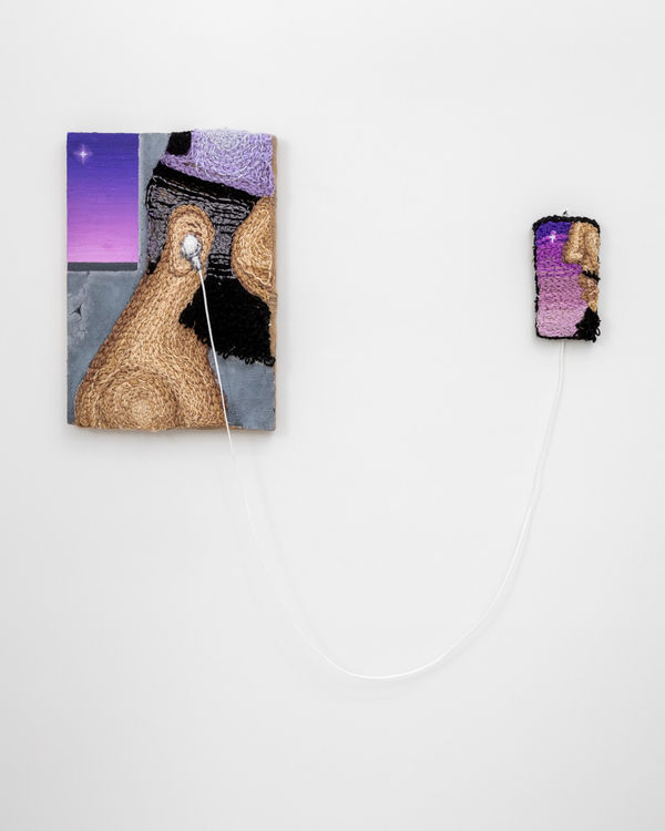 Amine Habki Sans fil diptyque, 2023