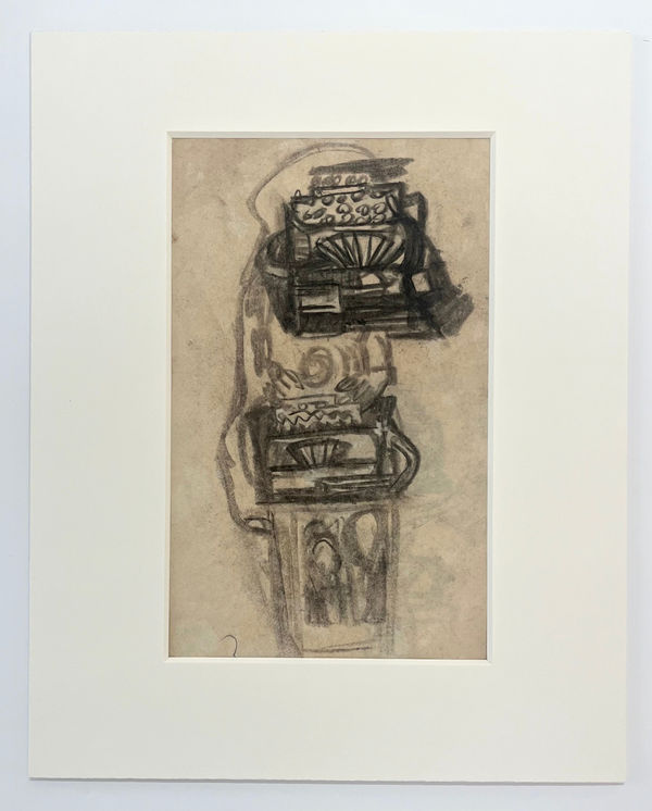 Skrivmaskin (Skiss till Kvinnopelaren)