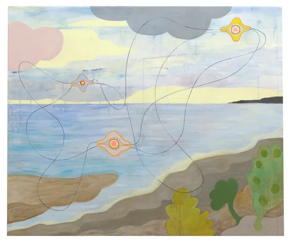 Carin Ellberg - Okända landskap med trådar 1, 2021