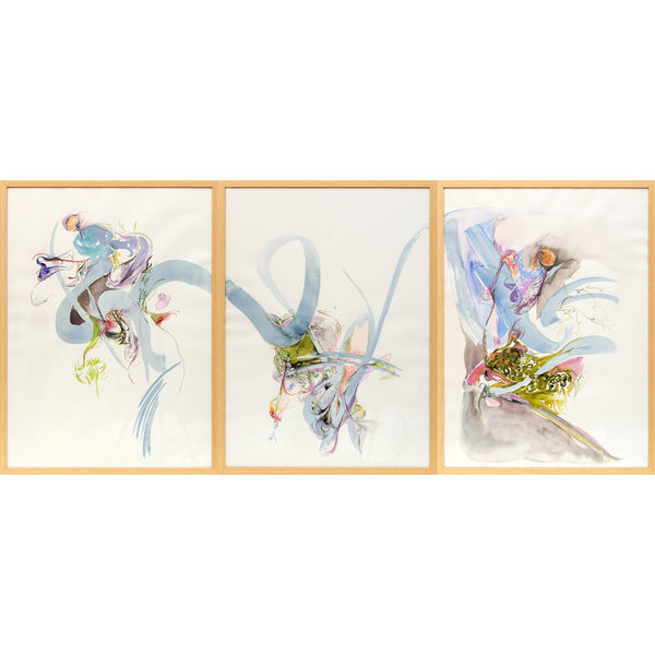 Марья Дмитриева Untitled | Без названия, 2021 Watercolor on paper | Бумага, акварель 80 x 60 cm 31 1/2 x 23 5/8 in