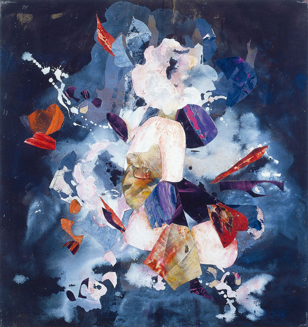 Sheila Girling Floral Mist, 2007 acrylic on canvas 105 x 99 cm