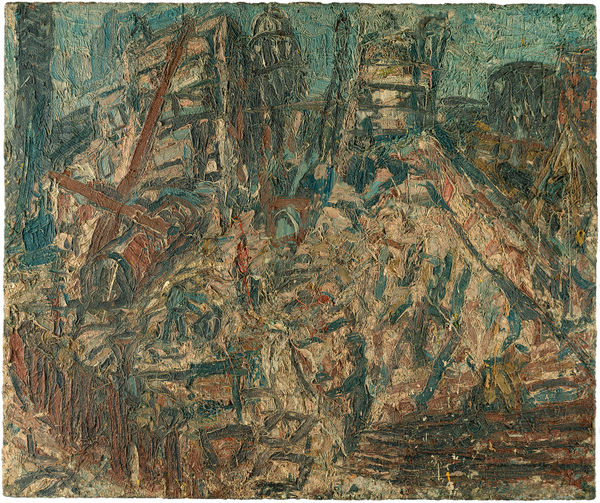 Leon Kossoff, Demolition of YMCA Building No. 3, Spring, 1971