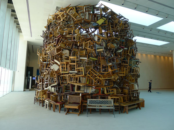 Tadashi Kawamata, Chairs for Abu Dhabi, 2012