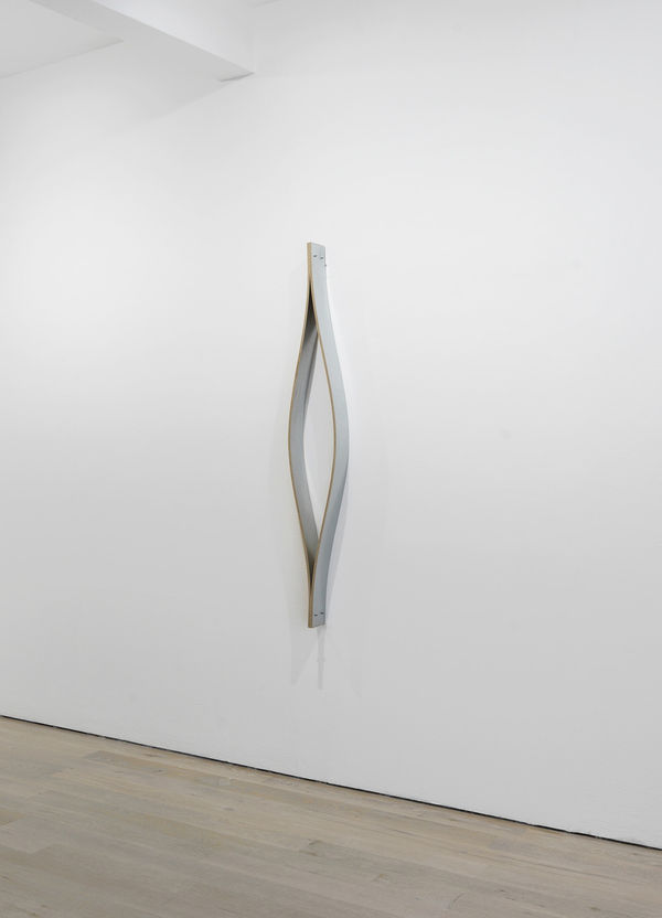 Lesley Foxcroft Gem, 2019 mdf and smooth galvanized steel 150 x 23 x 10 cm