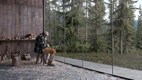 David Claerbout, The woodcarver and the forest, 2025-open end