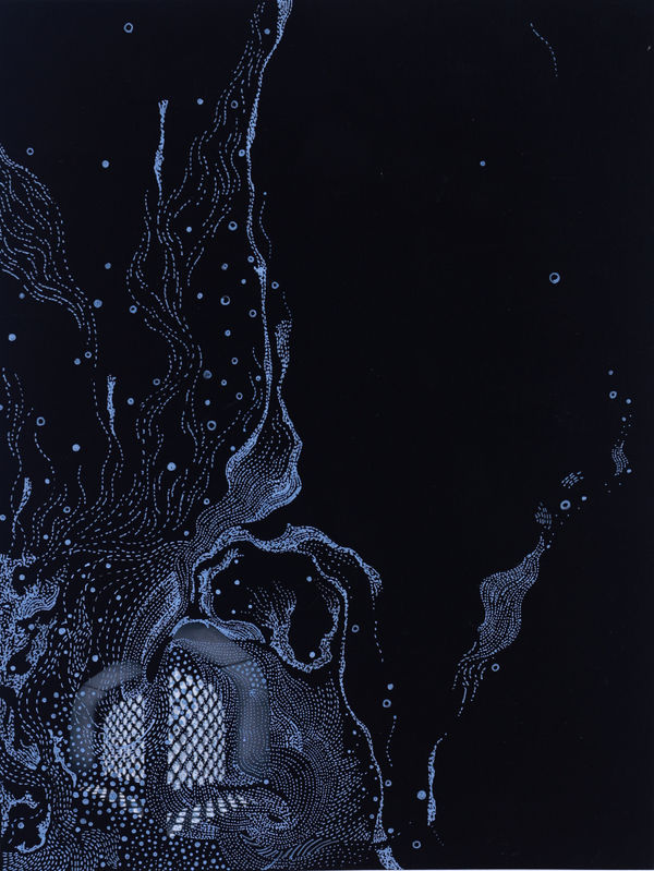 Avneet Chawla Big Rip, Little Rip- Infinity Mixed Media on Archival paper 8 x 6"